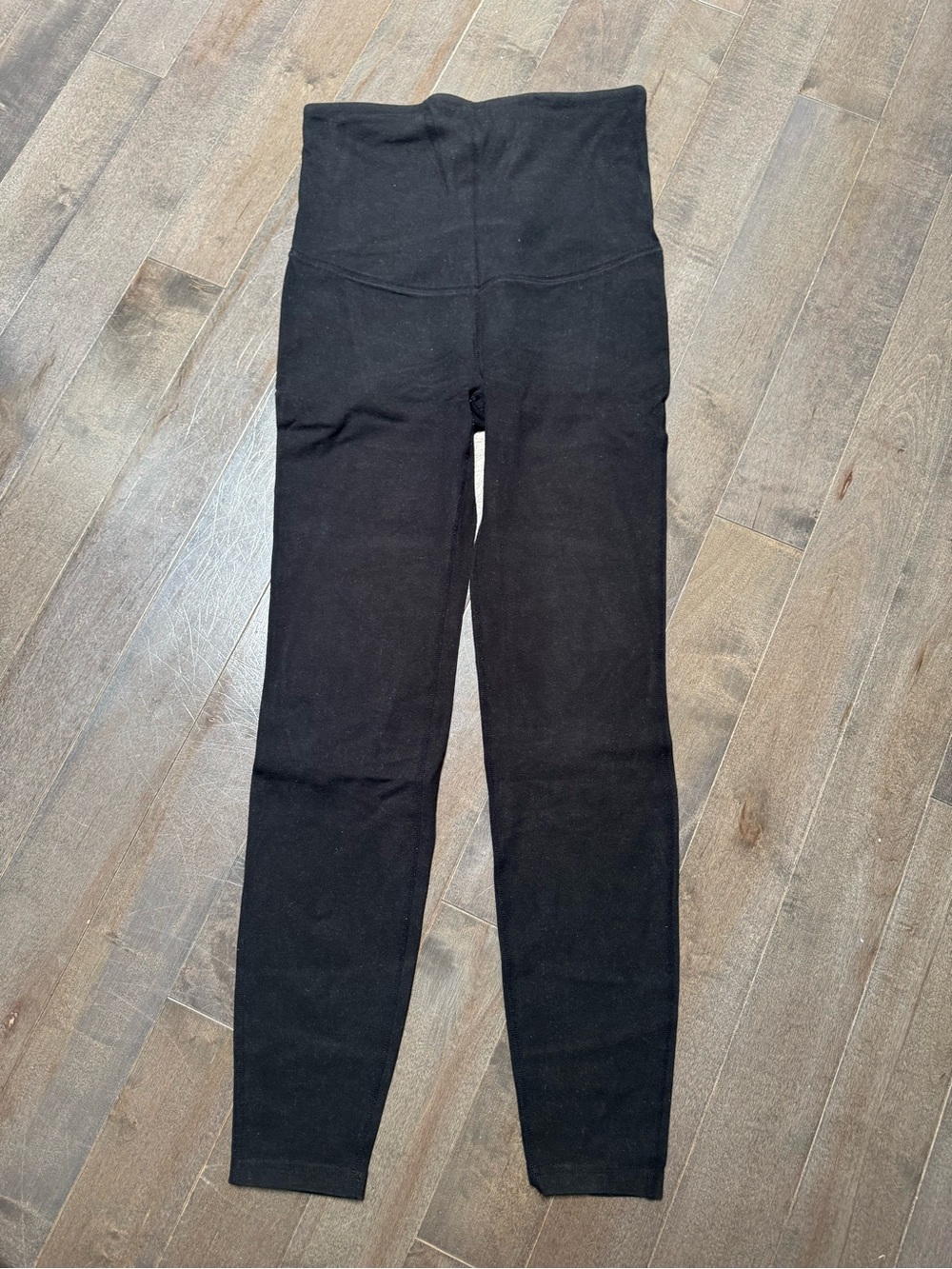 GAP Fit Maternity Performance Cotton Black Activewear Leggings Womens Size XS